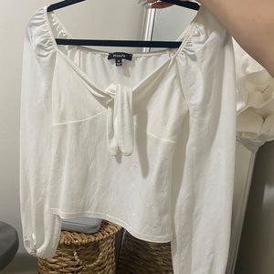 Summer vibe white top